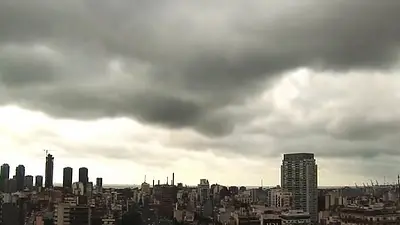 Cielo nublado CABA. Cielo nublado CABA.