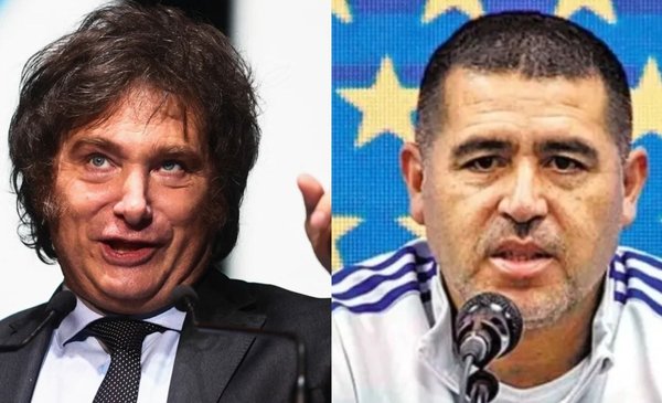 Milei volvió a atacar a Riquelme y a hinchas de Boca mientras acuerda con Macri: 