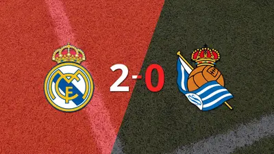 Real Madrid superó a Real Sociedad con dos tantos de Kylian Mbappé Real Madrid superó a Real Sociedad con dos tantos de Kylian Mbappé