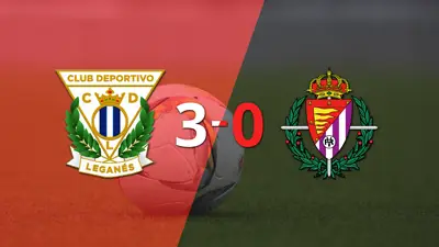 Valladolid fue superado fácilmente y cayó 3-0 contra Leganés Valladolid fue superado fácilmente y cayó 3-0 contra Leganés