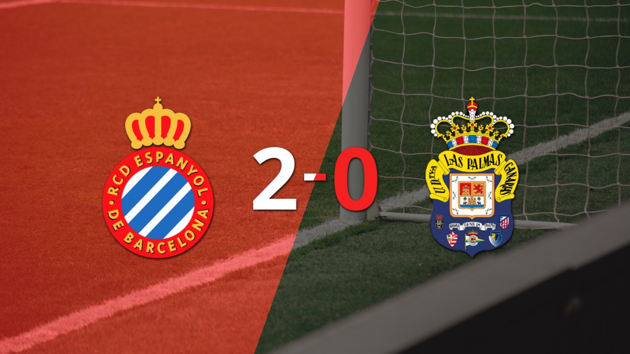 Espanyol celebró una victoria 2-0 sobre UD Las Palmas