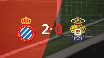 Espanyol celebró una victoria 2-0 sobre UD Las Palmas Espanyol celebró una victoria 2-0 sobre UD Las Palmas
