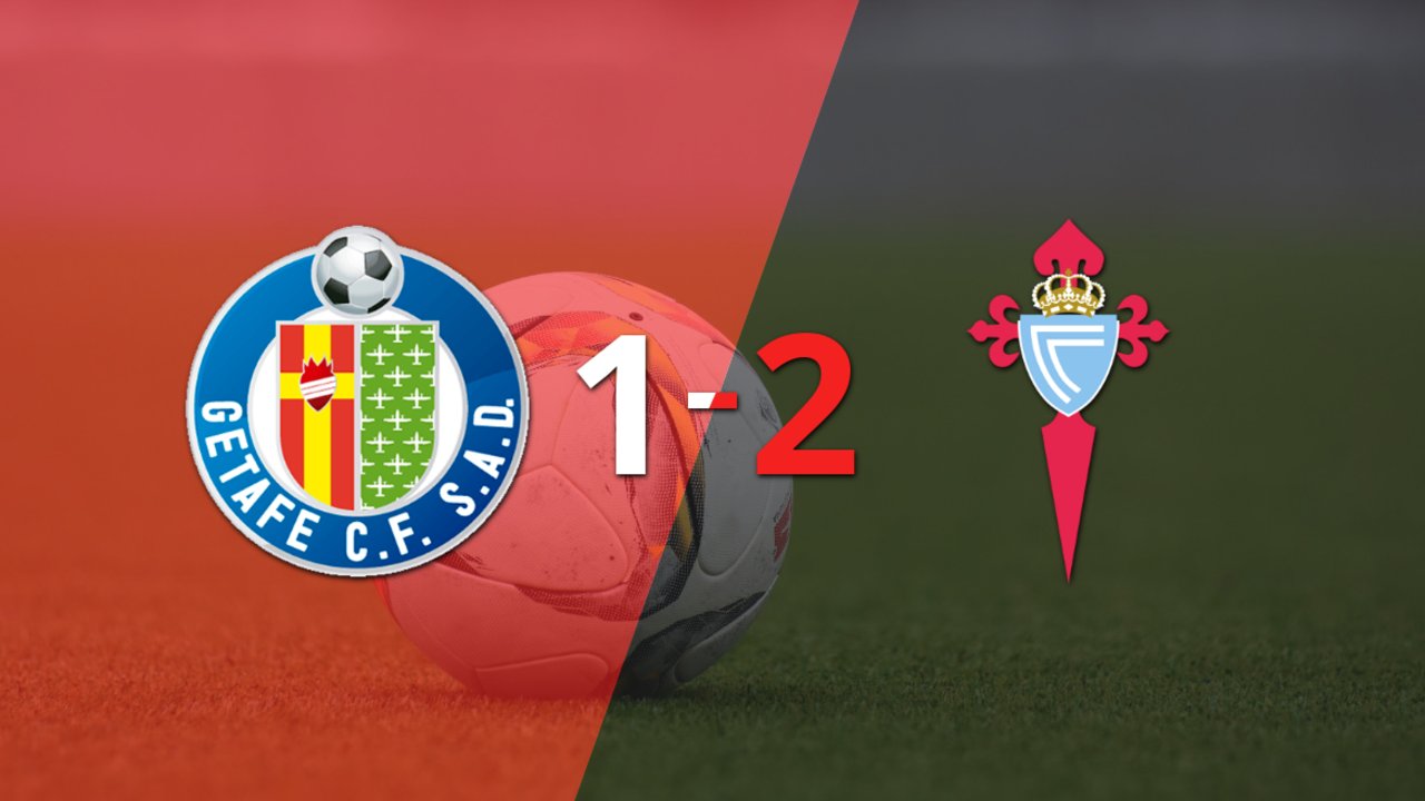 Celta supera por 2-1 a Getafe tras dar vuelta el partido