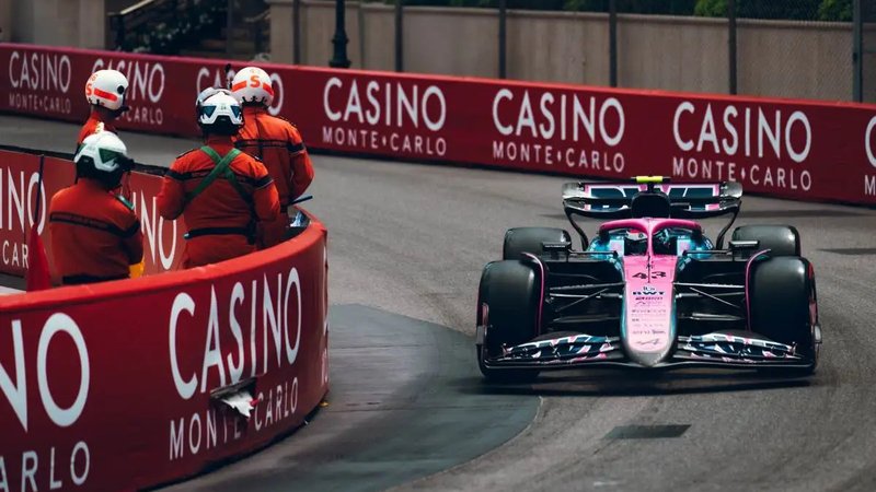 Franco Colapinto en el Gran Premio de Mónaco 2025