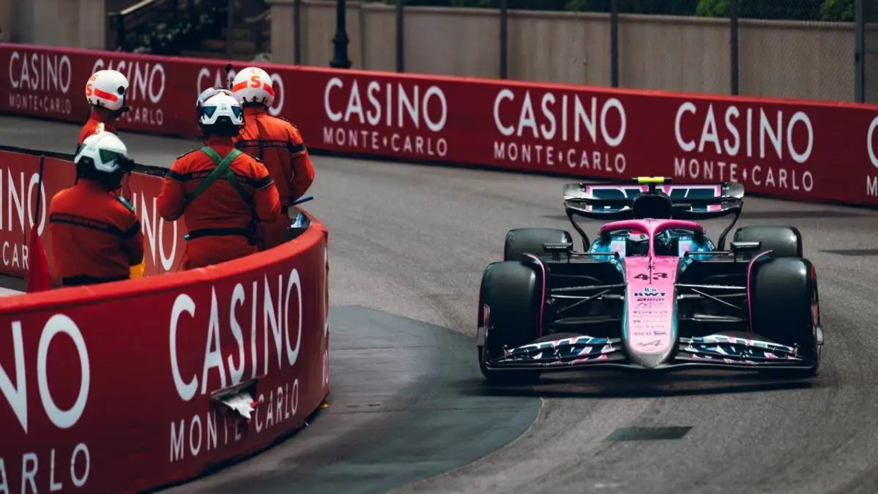 Franco Colapinto en el Gran Premio de Mónaco 2025