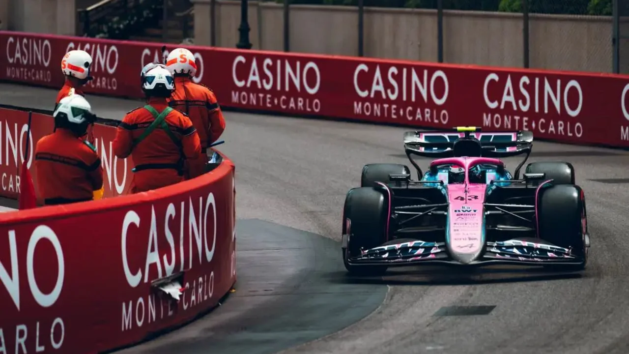 Franco Colapinto en el Gran Premio de Mónaco 2025
