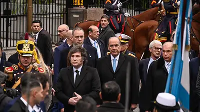 Sin Villarruel en la Catedral y en tensión con la Iglesia: Milei llega a su tercer Tedeum Sin Villarruel en la Catedral y en tensión con la Iglesia: Milei llega a su tercer Tedeum