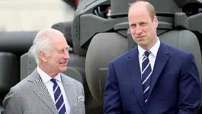 Rey Carlos y el príncipe William Rey Carlos y el príncipe William