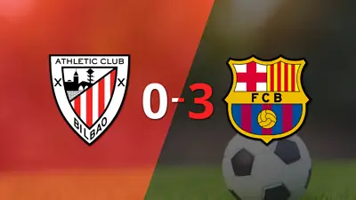 Doblete de Robert Lewandowski en la goleada de Barcelona frente a Athletic Bilbao Doblete de Robert Lewandowski en la goleada de Barcelona frente a Athletic Bilbao