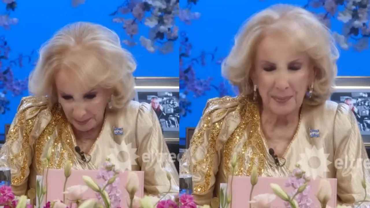 Por qué Mirtha Legrand se largó a llorar en vivo. Mirtha Legrand llorando por la hermana de Ricardo Darín. Qué pasó con la hermana de Ricardo Darín.