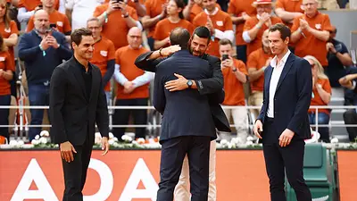 Djokovic, el último en pie, triste por el fin de la rivalidad del Big Four Djokovic, el último en pie, triste por el fin de la rivalidad del Big Four