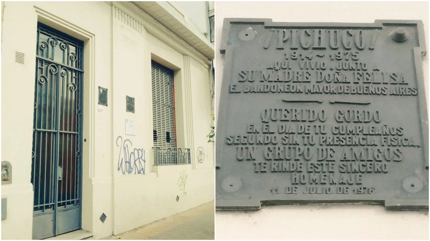La casa en donde creció Aníbal Troilo