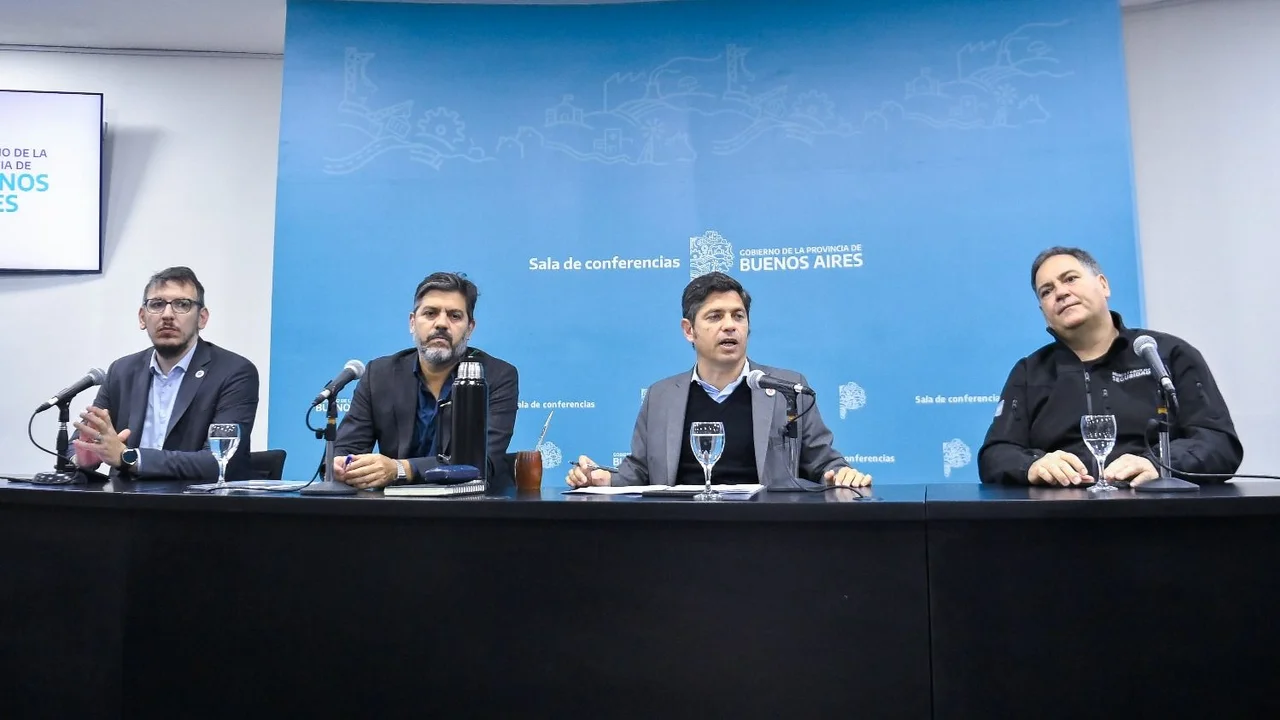 Emergencia climática: Kicillof reclamará $100 mil millones a Nación junto con el traspaso de obras hídricas abandonadas