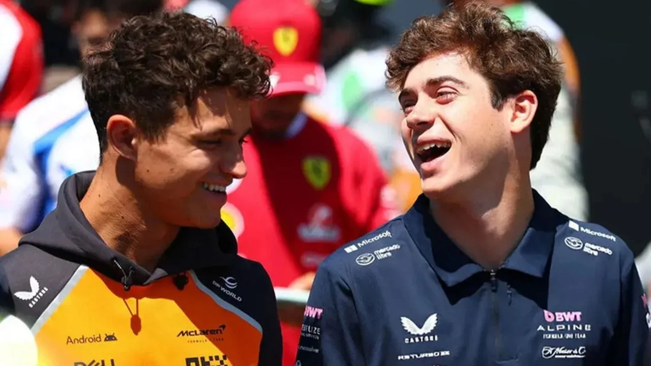 Lando Norris y Franco Colapinto