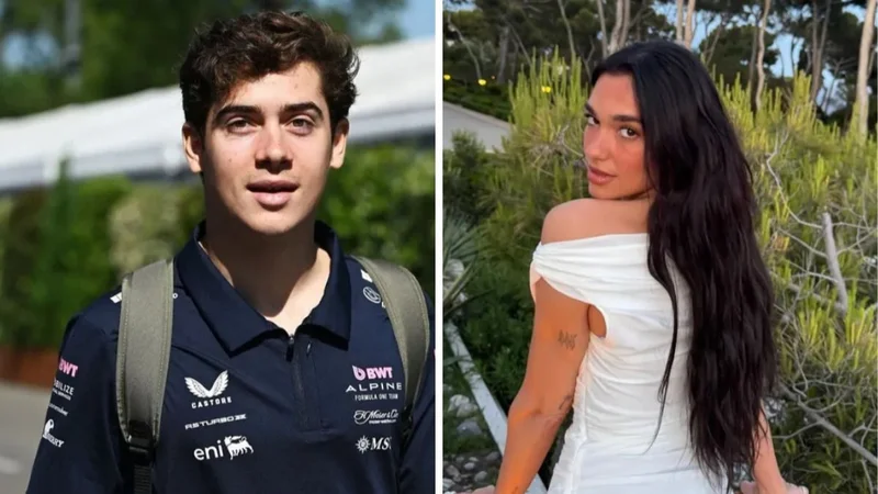 Qué pasó entre Franco Colapinto y Dua Lipa en Mónaco.