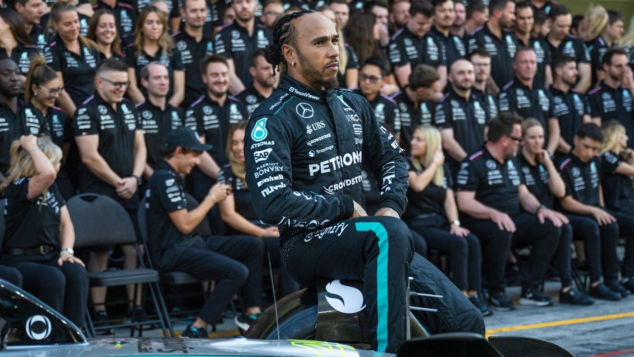 Lewis Hamilton en Mercedes.