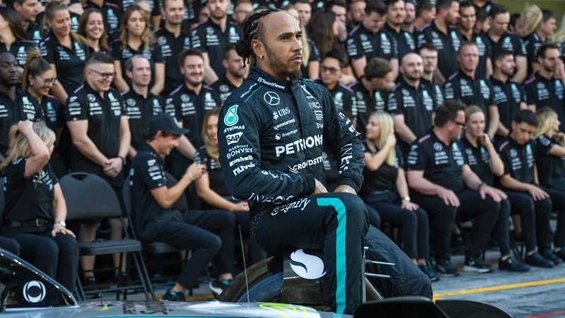 Lewis Hamilton en Mercedes.