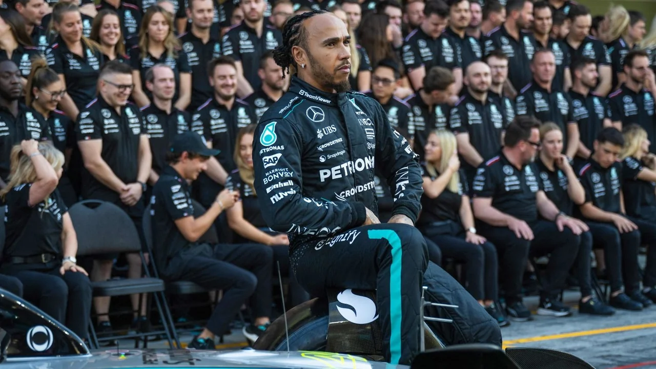 Lewis Hamilton en Mercedes.