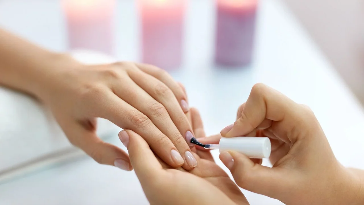 mano, piel, tratamiento, belleza, uñas