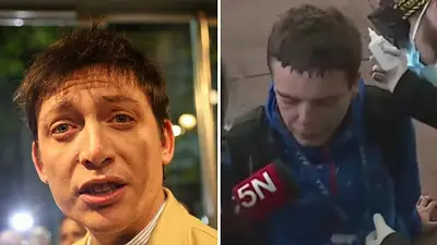 Marcha de jubilados: gasearon al fotógrafo al que intimidó Santiago Caputo Marcha de jubilados: gasearon al fotógrafo al que intimidó Santiago Caputo