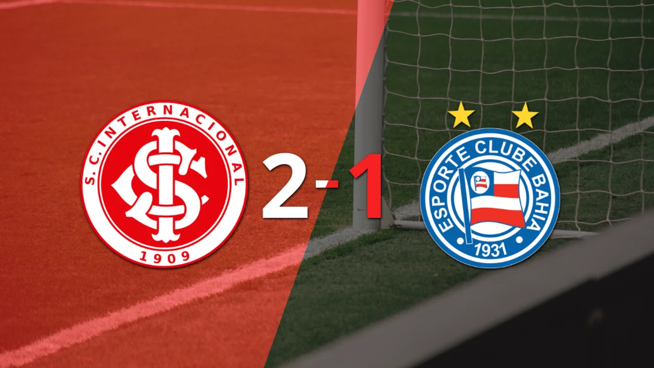 Internacional remonta el partido con Bahia y sella el triunfo 2 a 1