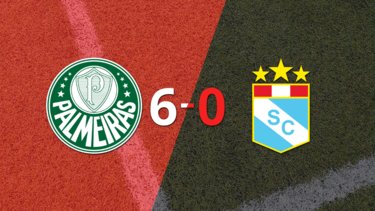 Palmeiras le pasó por encima a Sporting Cristal con doblete de José Manuel López