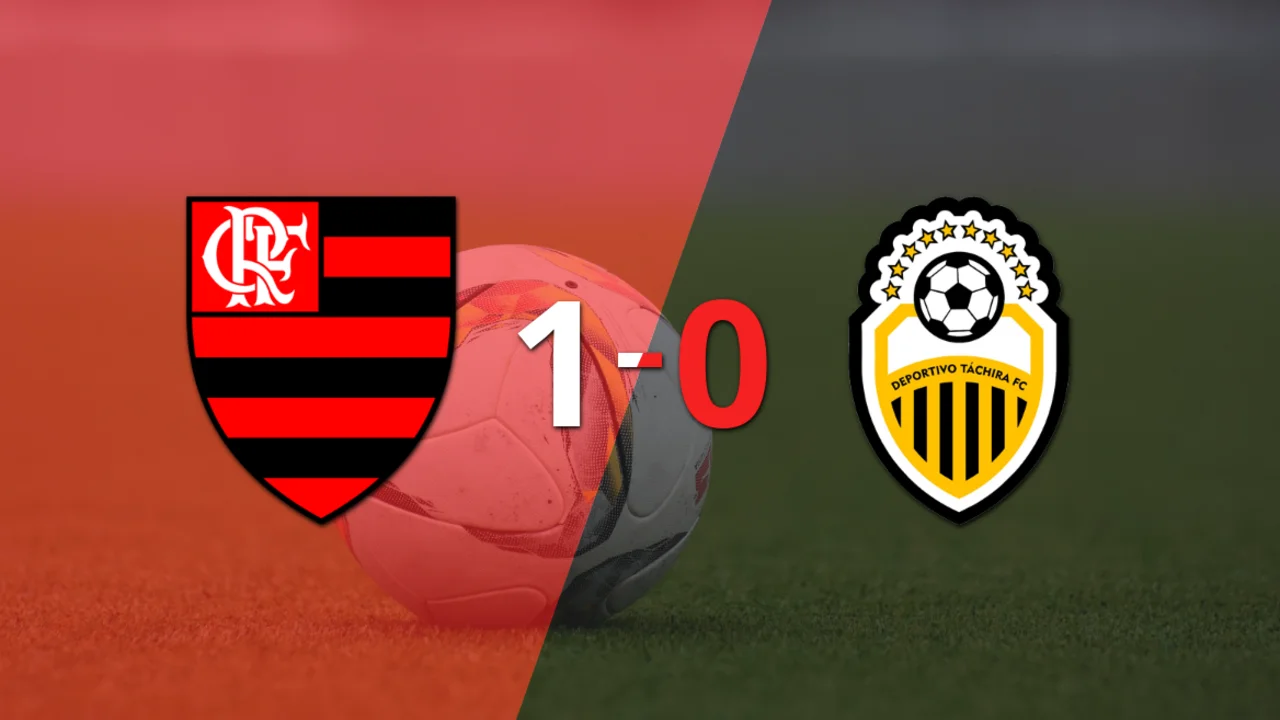 Flamengo venció a Táchira 1 a 0 en el estadio el Maracanã