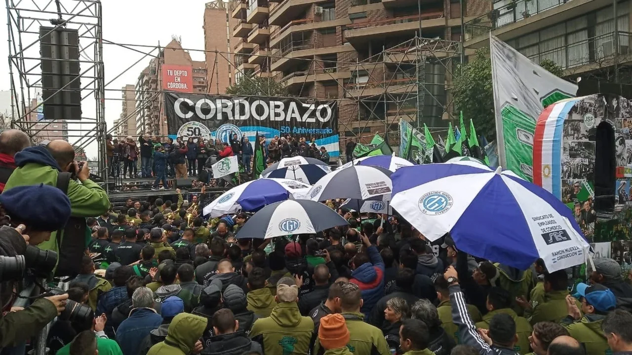 A 56 años del Cordobazo, centrales obreras se movilizan contra el ajuste y la represión del gobierno de Milei