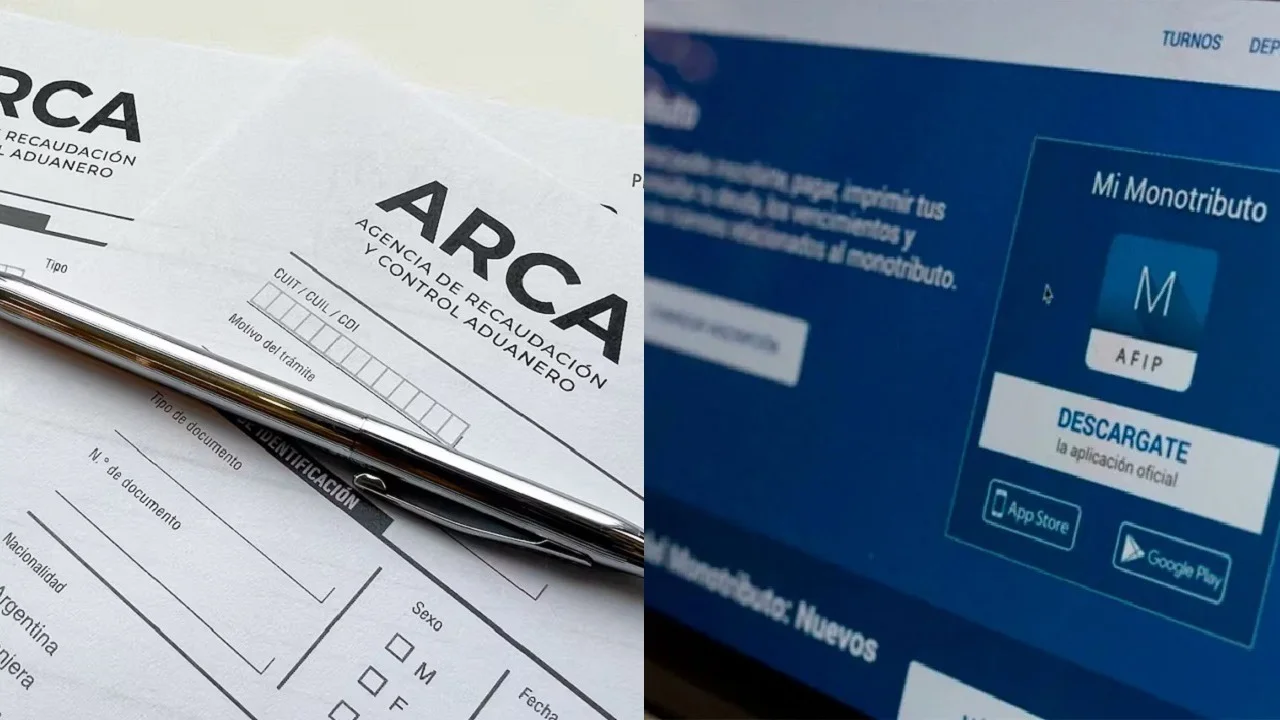 Logo de ARCA y monotributo