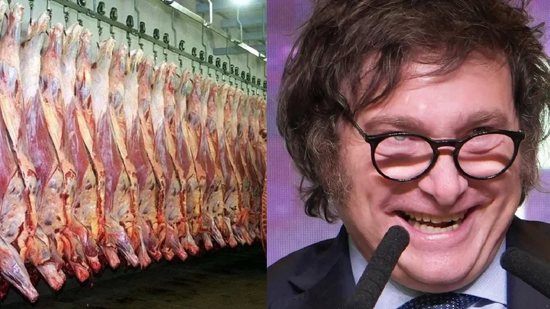 Frigorífico y Javier Milei