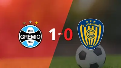 Con gol de Riquelme Freitas, Grêmio le ganó a Sportivo Luqueño por 1 a 0 Con gol de Riquelme Freitas, Grêmio le ganó a Sportivo Luqueño por 1 a 0
