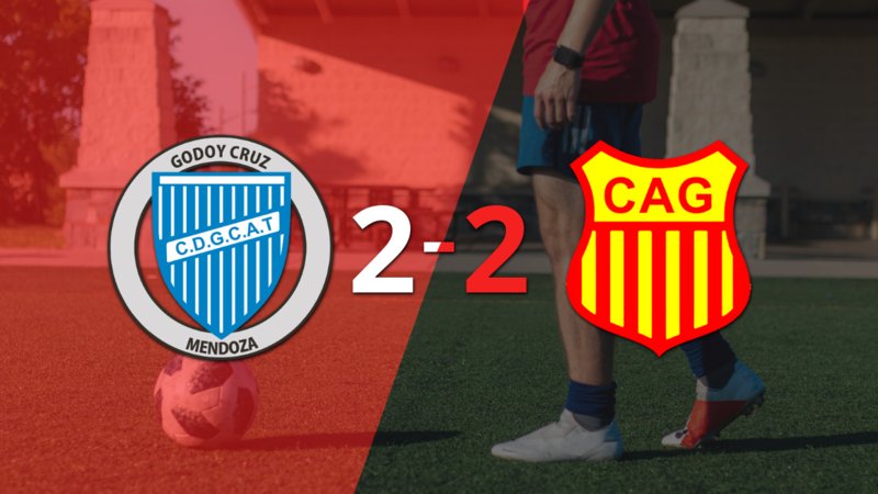 Godoy Cruz y Grau sellaron un empate a dos