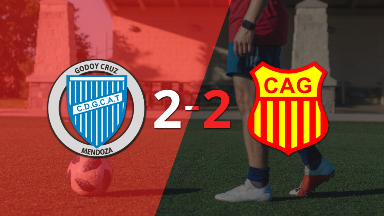 Godoy Cruz y Grau sellaron un empate a dos
