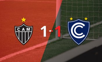 Atlético Mineiro logró sacar el empate de local frente a Cienciano | Noticias