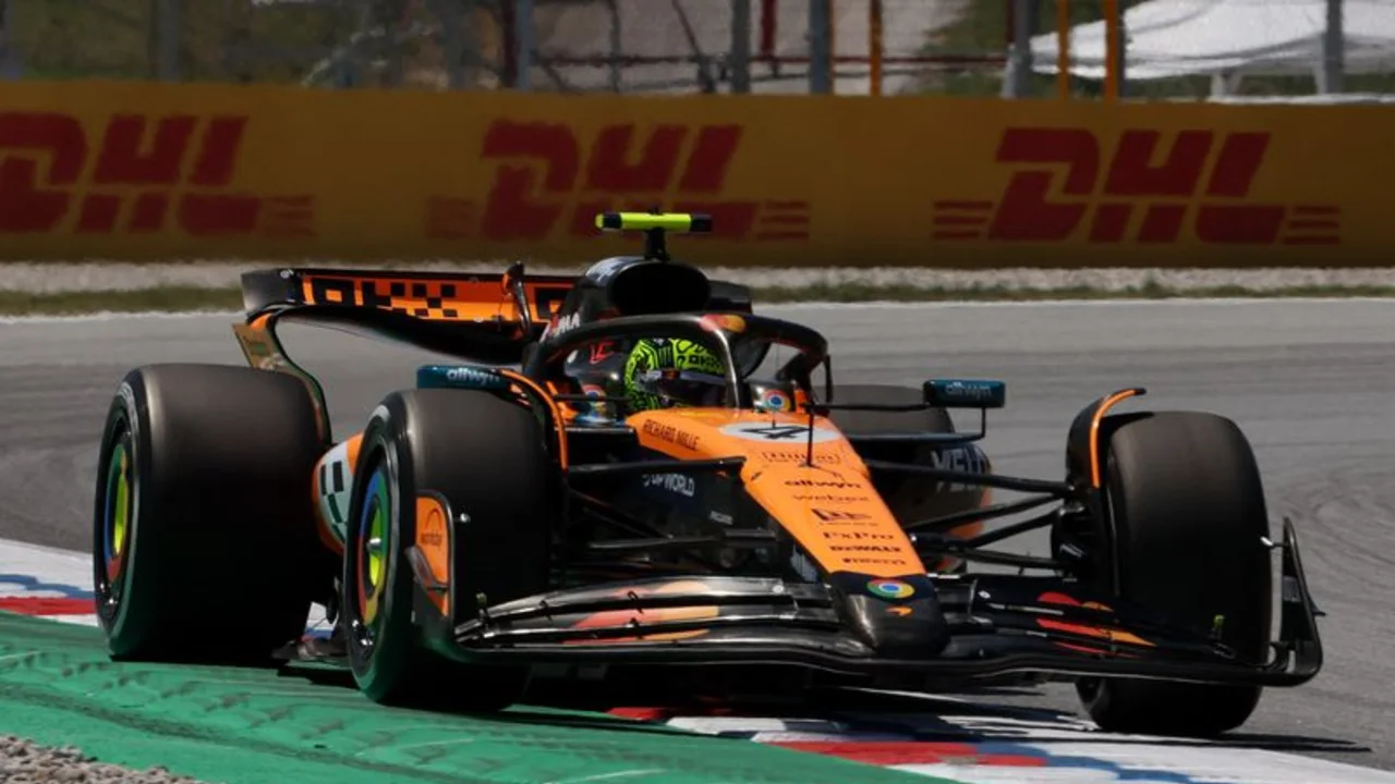 Norris marca el mejor tiempo en los primeros entrenamientos para el GP de España