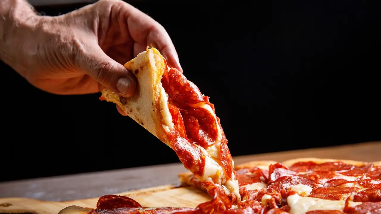 pizza, pizzas, porción de pizza, borde de la pizza