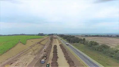 Avanza la obra sobre la Ruta Nacional 34 que acorta los tiempos de viaje Avanza la obra sobre la Ruta Nacional 34 que acorta los tiempos de viaje