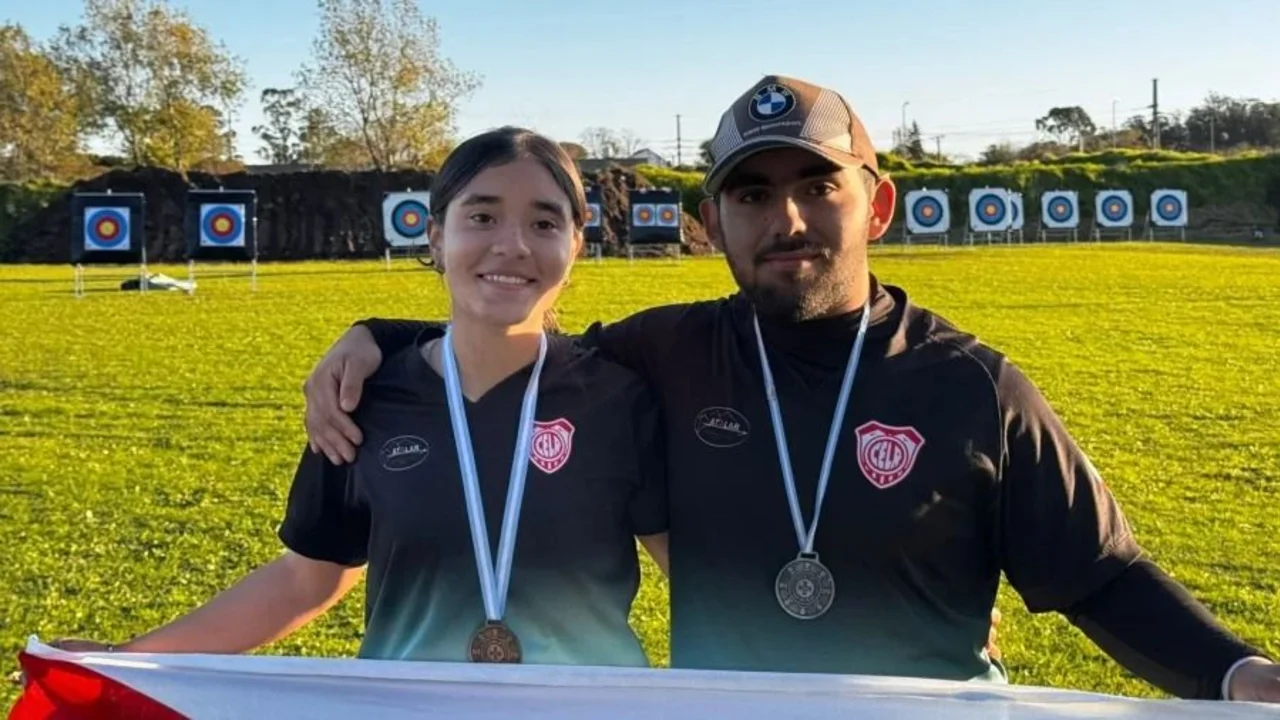 Tiro con arco: dos jóvenes riojanos brillaron en el Torneo Rankeable Grupo Elite y se llevaron el oro