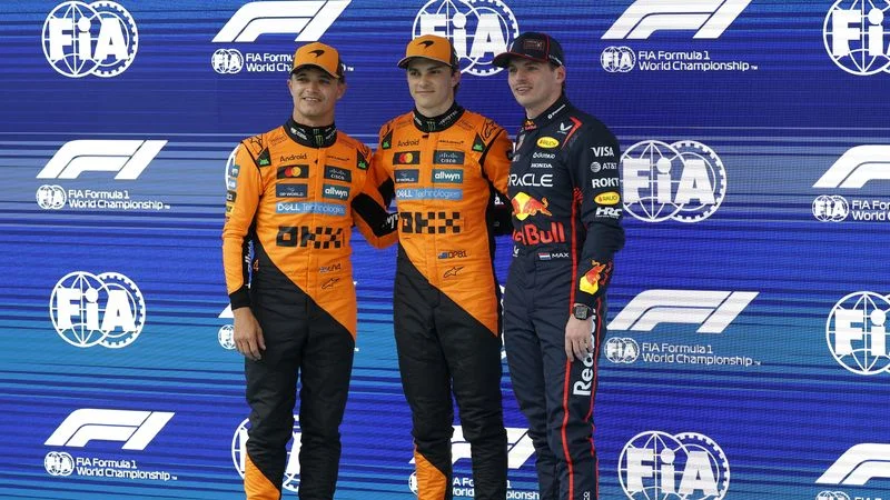 Piastri logra la pole y McLaren arrasa en España