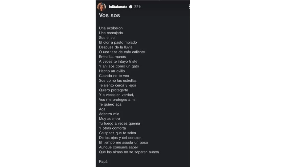 Cómo era la relación de Lanata y su hija Lola.