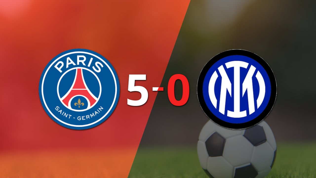 PSG derrota a Inter y se corona campeón