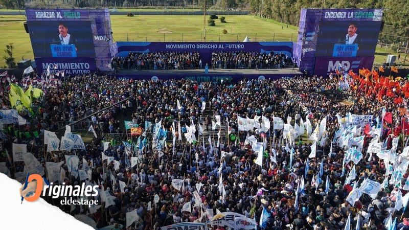 Kicillof lanzo el MDF con una demostración de fuerza que lo ubica en la primera línea de la oposición a Milei