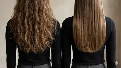 Alisado natural para el pelo. Alisado natural para el pelo.
