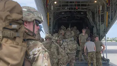 Dos soldados estadounidenses desaparecen durante maniobras militares "African Lion" en Marruecos Dos soldados estadounidenses desaparecen durante maniobras militares "African Lion" en Marruecos