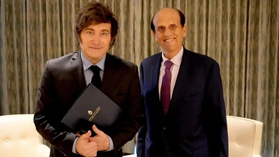 Javier Milei Michael Milken Javier Milei Michael Milken