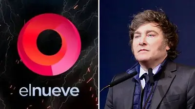 El Nueve y javier Milei El Nueve y javier Milei