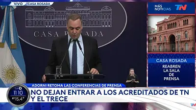 Por qué no pudo entrar TN a la Casa Rosada Por qué no pudo entrar TN a la Casa Rosada