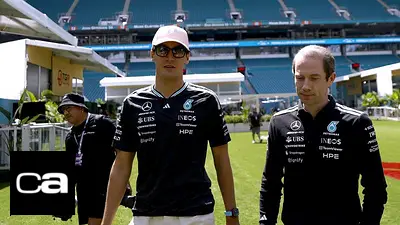 Del paddock al césped: Estadio de Miami se apresura a prepararse para el Mundial tras la F1 Del paddock al césped: Estadio de Miami se apresura a prepararse para el Mundial tras la F1