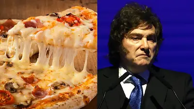 Pizzería y Javier Milei Pizzería y Javier Milei