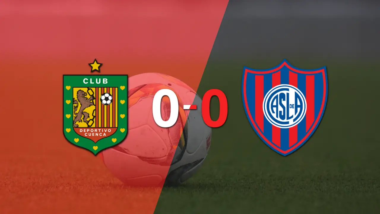 Deportivo Cuenca y San Lorenzo igualaron sin goles en el marcador